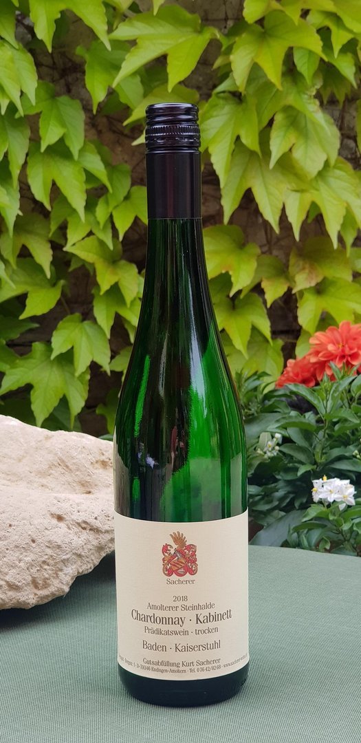 2018er Chardonnay Steinhalde Kabinett trocken
