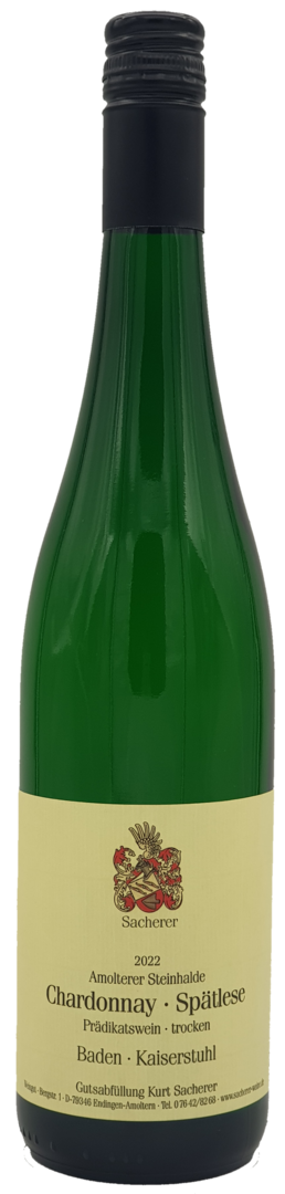 2022er Chardonnay Steinhalde Spätlese trocken -Lössterroir- *** Topline